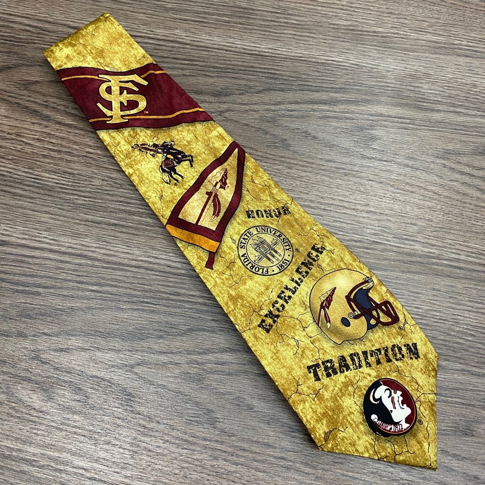Eagle Florida State Seminoles Pattern Tie